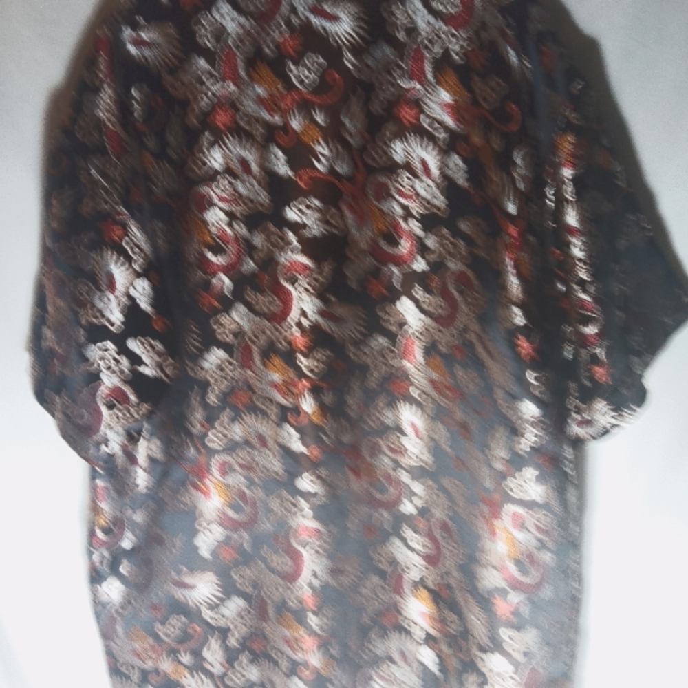 Clubbing Chinese dragon button up